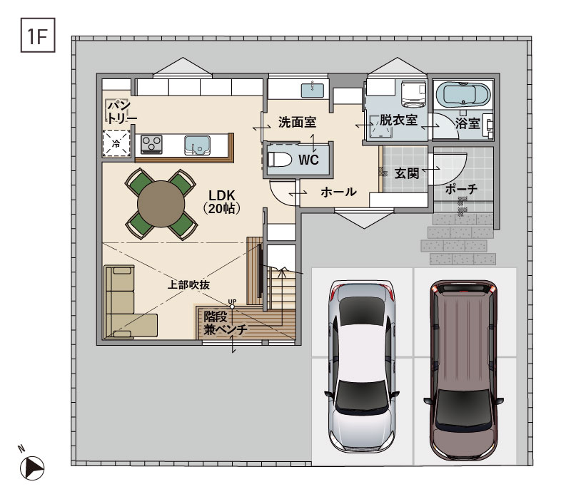 東川口町5丁目(3号地)間取り図_1F