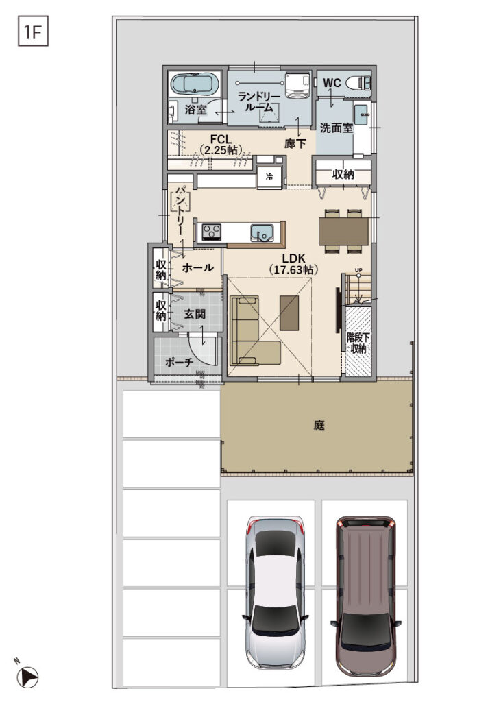 水呑町三新田(4号地)間取り図_1F