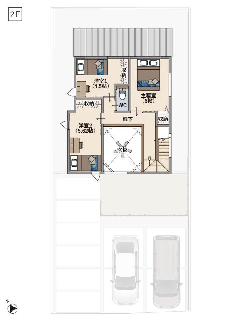 水呑町三新田(4号地)間取り図_2F