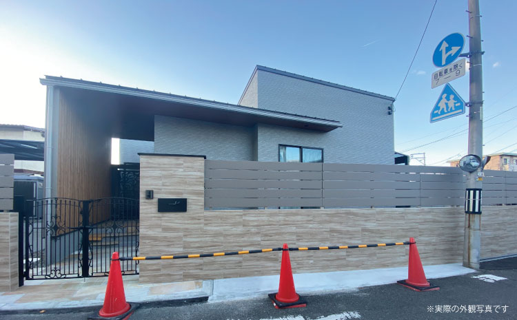 プライベートな中庭がある平屋 完成見学会