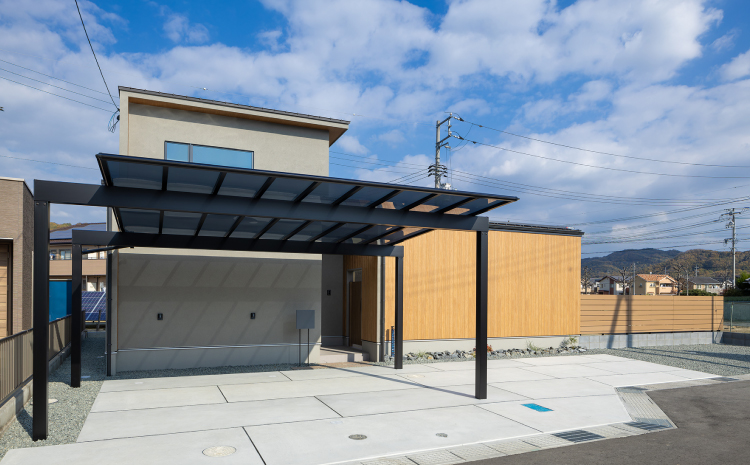 福山市 注文住宅(平屋)の施工例：「プライベート中庭のある準平屋」をアップしました！