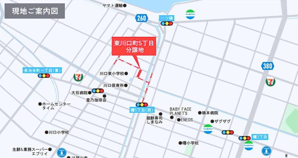 東川口のマップ