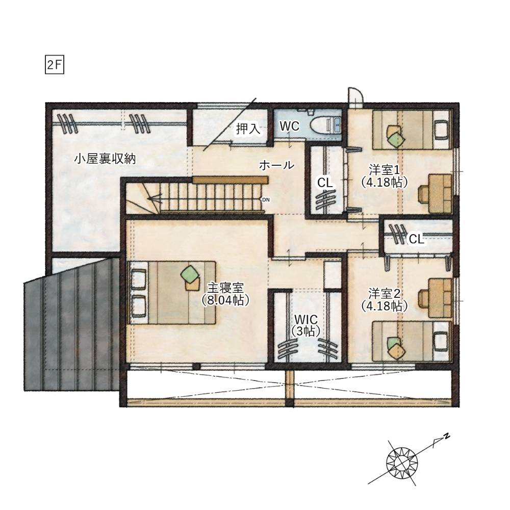 城見台間取り2